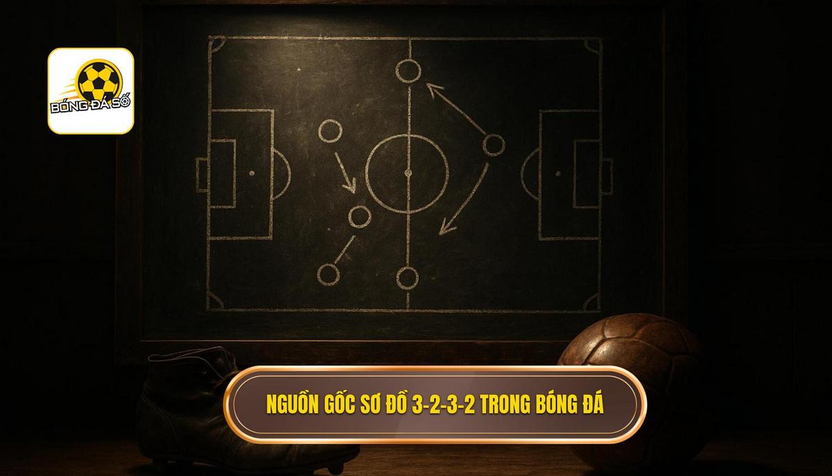 Chiến thuật bóng đá 3-2-3-2: Sự trỗi dậy của tư duy kiểm soát không gian hiện đại 1 Nguồn gốc và triết lý cốt lõi của sơ đồ 3-2-3-2