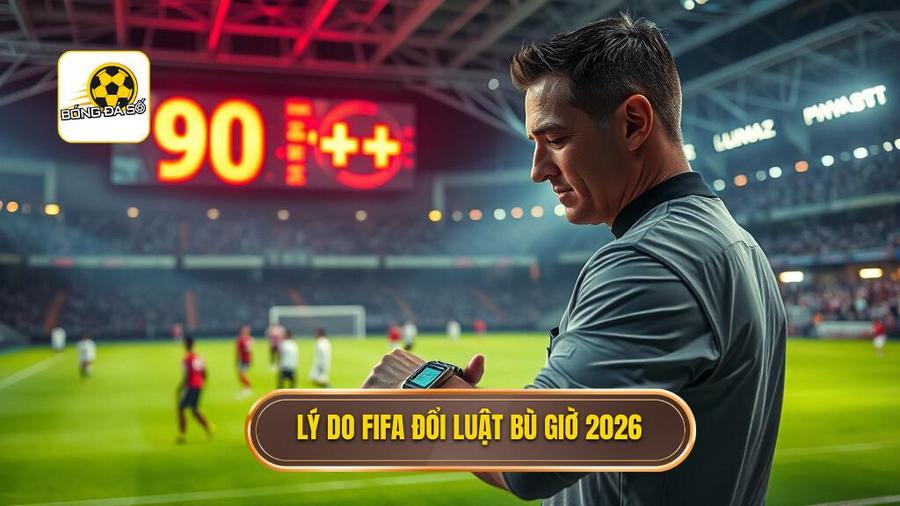 Luật bù giờ mới nhất 2026: Cuộc cách mạng về thời gian trong bóng đá hiện đại 1 Tại sao FIFA phải thay đổi Luật bù giờ mới nhất 2026?