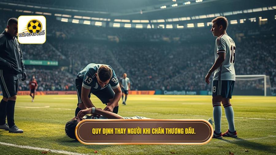 Thay người khi có cầu thủ bị chấn thương vùng đầu: Bước ngoặt nhân văn trong bóng đá hiện đại 2 Chi tiết quy định thay người khi có cầu thủ bị chấn thương vùng đầu