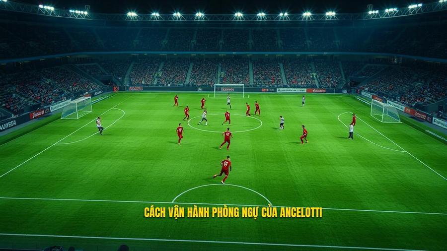 2. Cách vận hành phòng ngự của Ancelotti